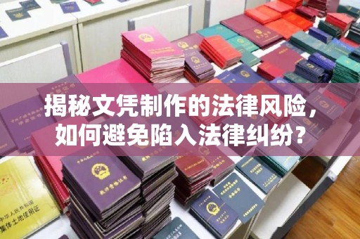 涵江揭秘文凭制作的法律风险，如何避免陷入法律纠纷？
