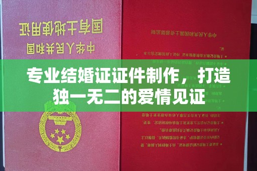 涵江专业结婚证证件制作，打造独一无二的爱情见证