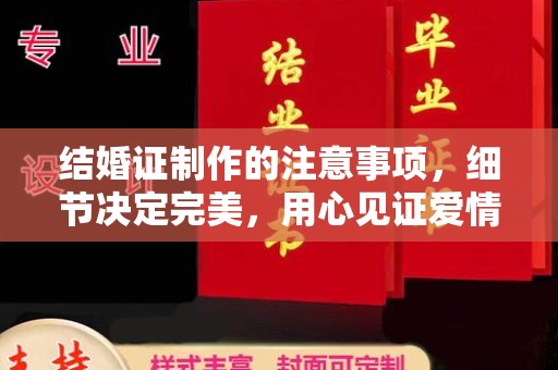 涵江结婚证制作的注意事项，细节决定完美，用心见证爱情
