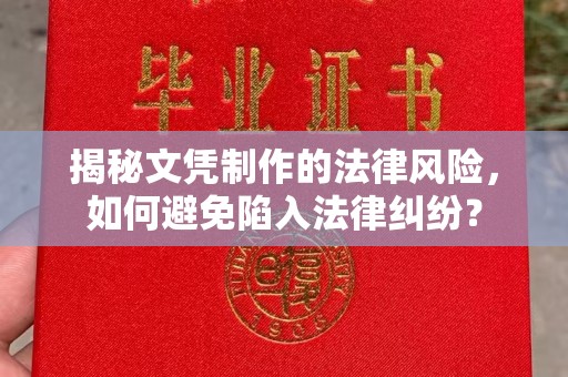 涵江揭秘文凭制作的法律风险，如何避免陷入法律纠纷？