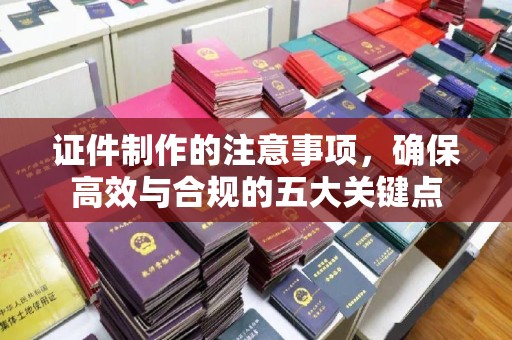 涵江证件制作的注意事项，确保高效与合规的五大关键点