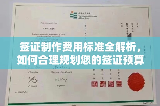 涵江签证制作费用标准全解析，如何合理规划您的签证预算？